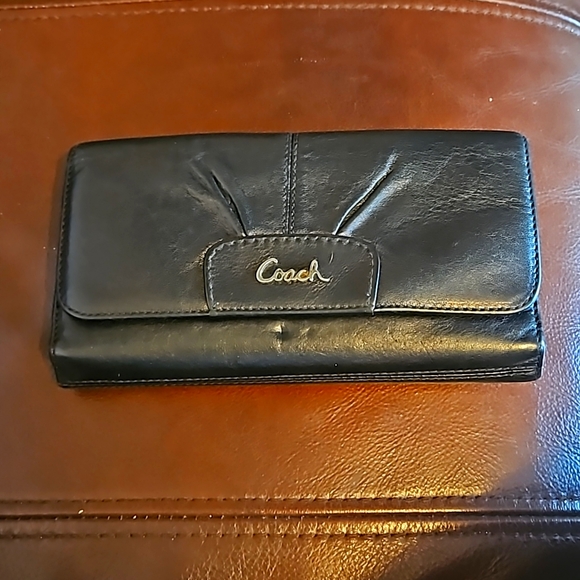 Coach Check Wallet - Picture 1 of 7